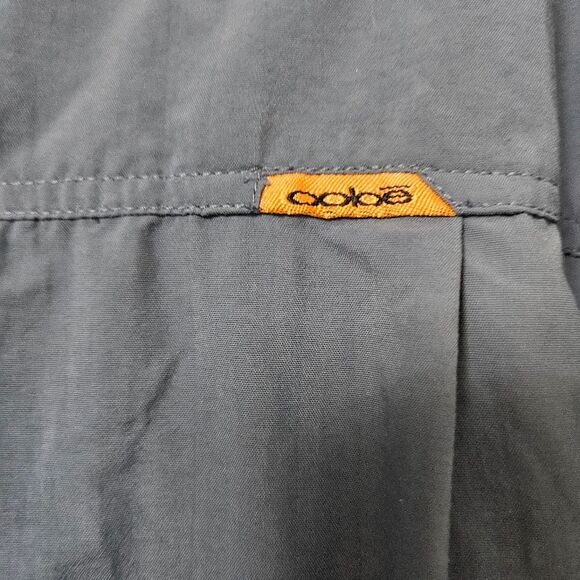 OOBE Shirt Men's XLarge Blue Long Sleeve Button-Up Partial Mesh Lining Quick Dry - Picture 11 of 11